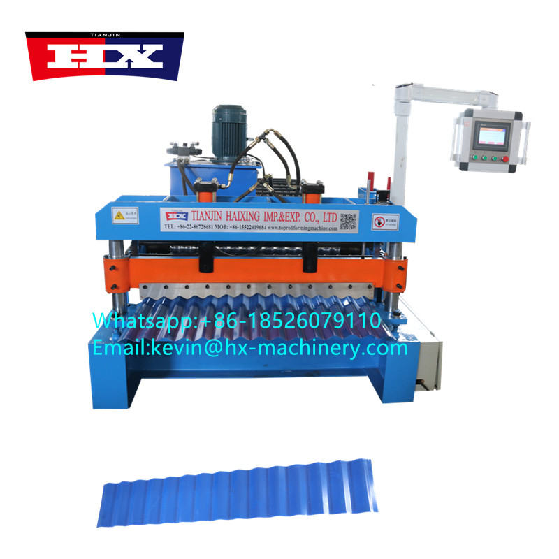 corrugated metal roofing machine for Galvanized sheet