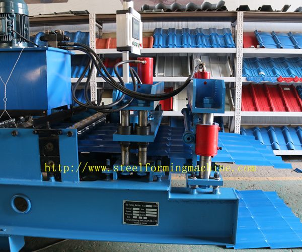 glazed roofing tile roll forming machine