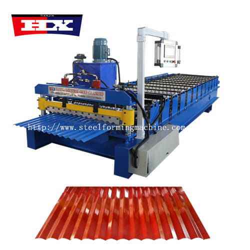 corrugated roofing sheet manufacturing machine for Galvanized