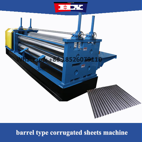 barrel corrugated tile making machine